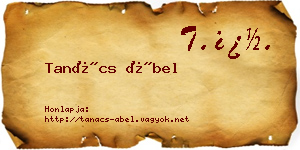 Tanács Ábel névjegykártya